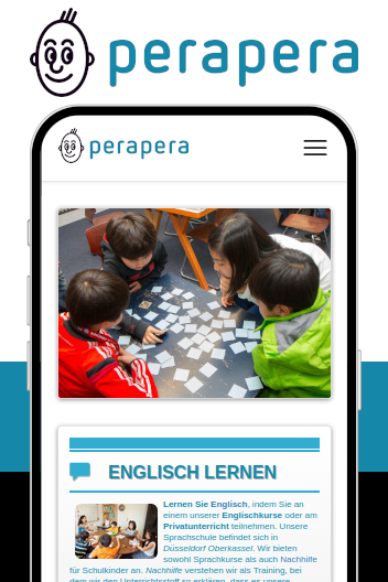 Preview of website for Perapera