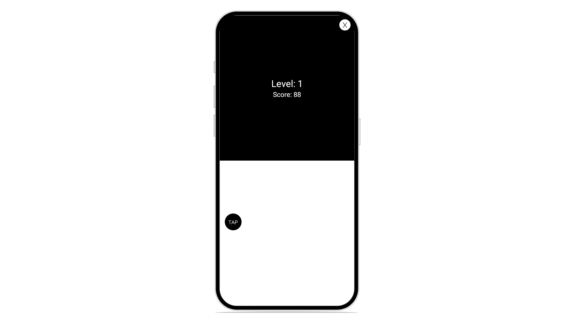 Screenshots showcasing the gameplay for the Mirrorrim mobile app for Bestlearn
